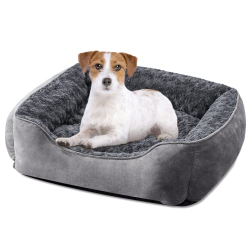 Washable Anti-Anxiety Plush Dog Bed