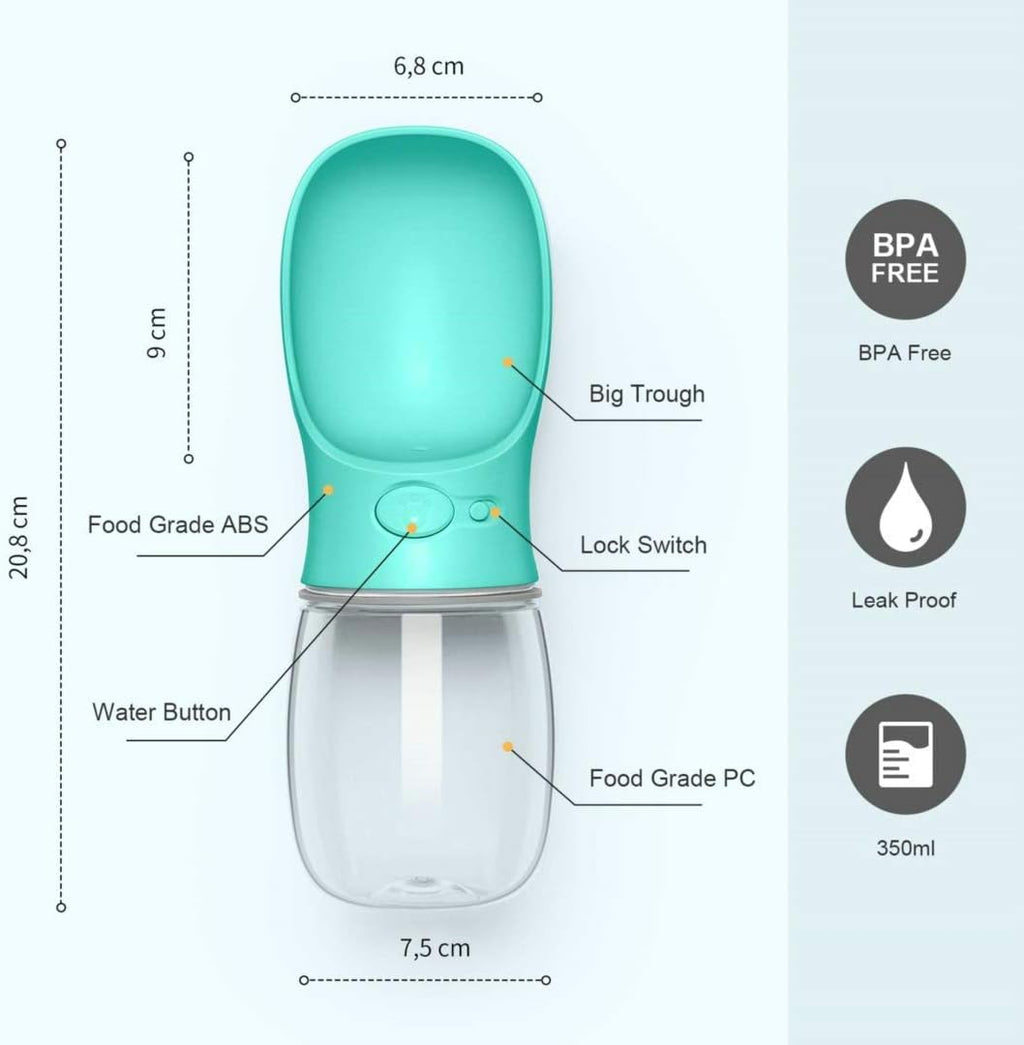 Portable Leak-Proof Dog Water Bottle
