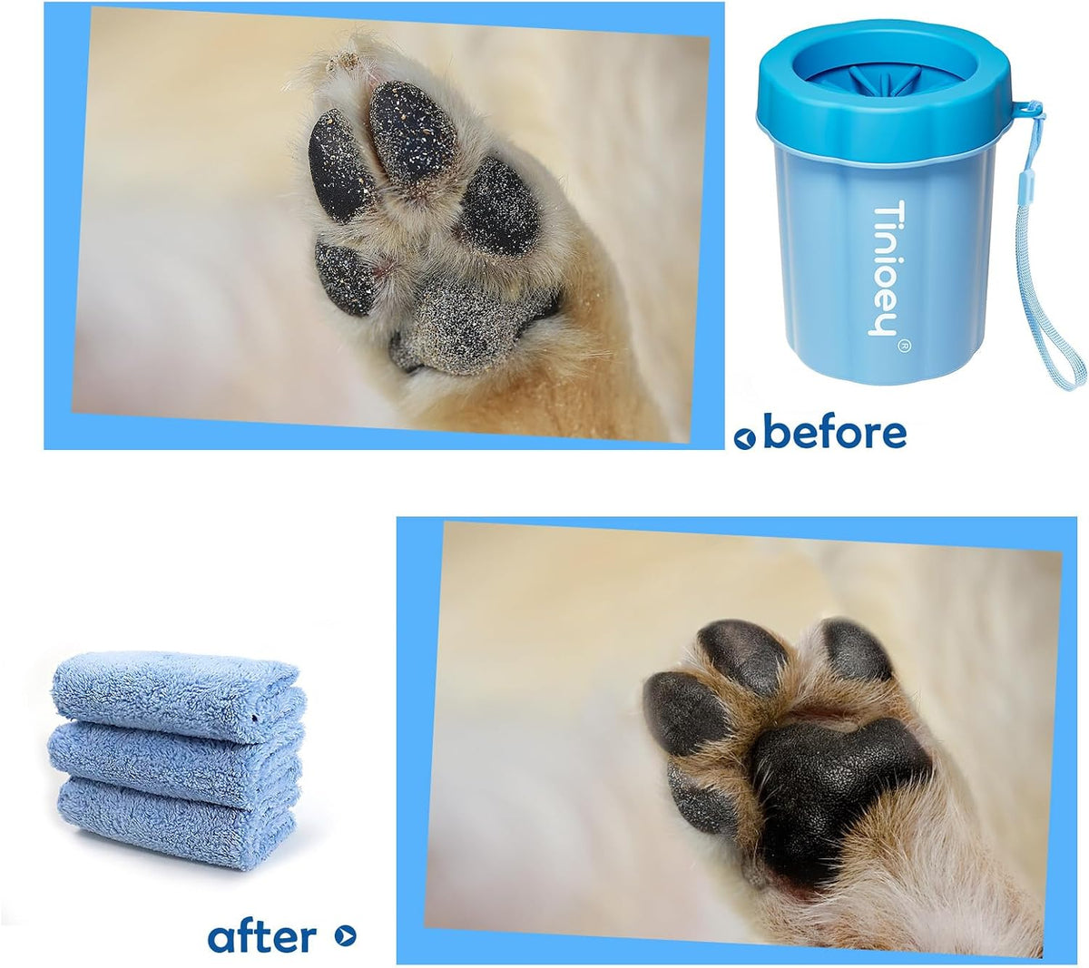 Portable Dog Paw Cleaner Cup