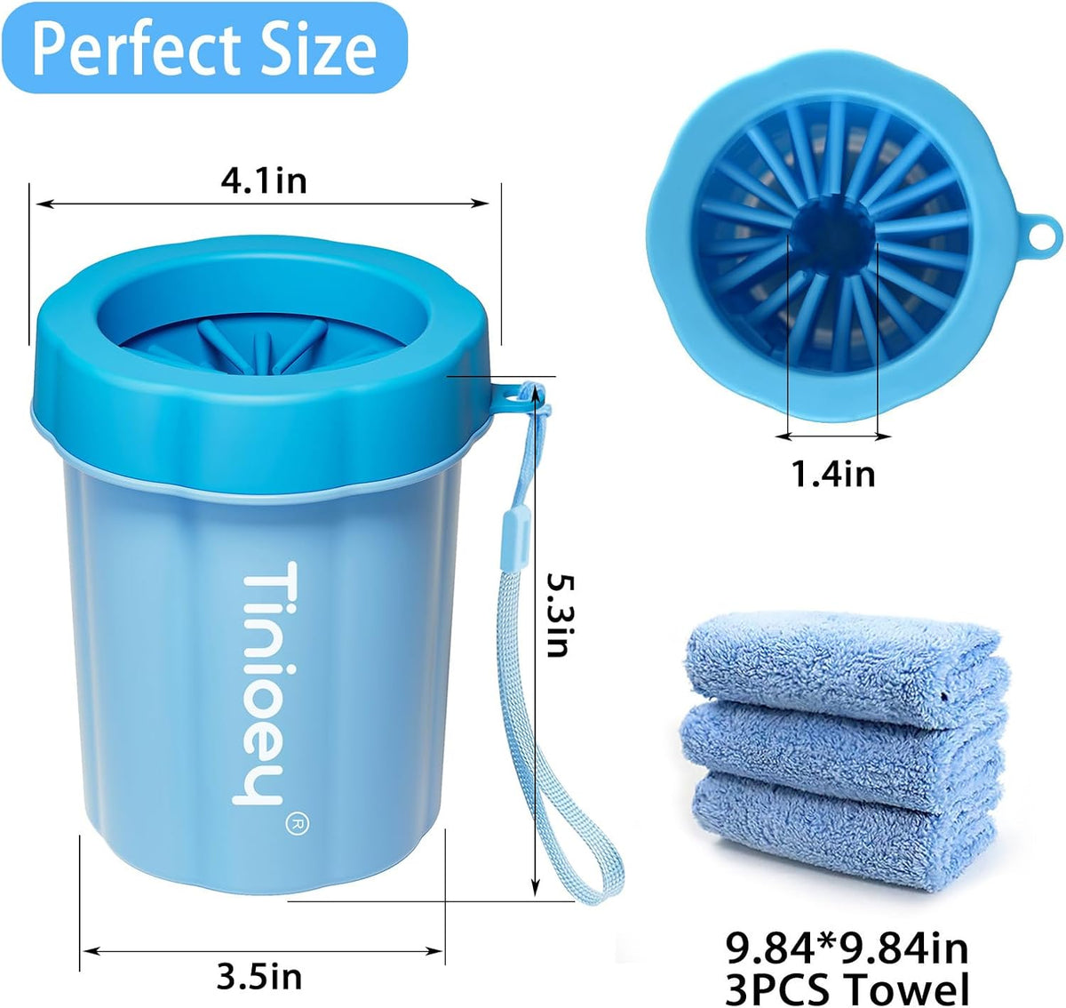 Portable Dog Paw Cleaner Cup