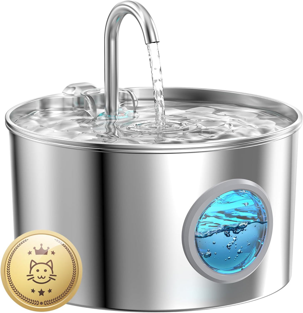 2.2L Stainless Steel Cat Fountain