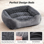 Washable Anti-Anxiety Plush Dog Bed