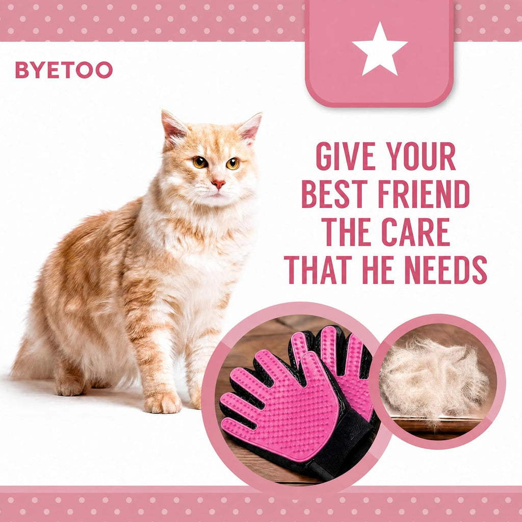 Gentle Pet Grooming Deshedding Glove
