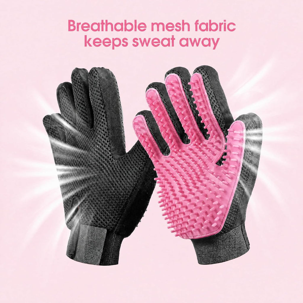 Gentle Pet Grooming Deshedding Glove
